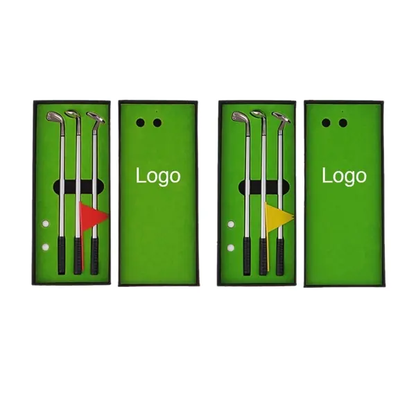 Mini Golf Game Ball-point Pen Gift Set