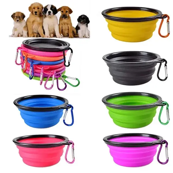 Custom Collapsible Pet Silicone Bowls