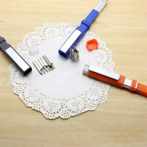 Six Heads Screwdriver Phone Holder Stylus 3 in 1 Ballpen