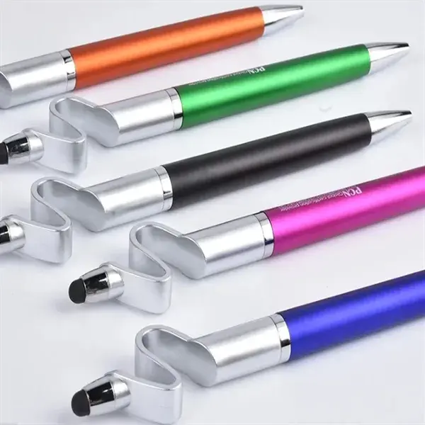 Custom Multifunctional Touch Pen with a Phone Bracket