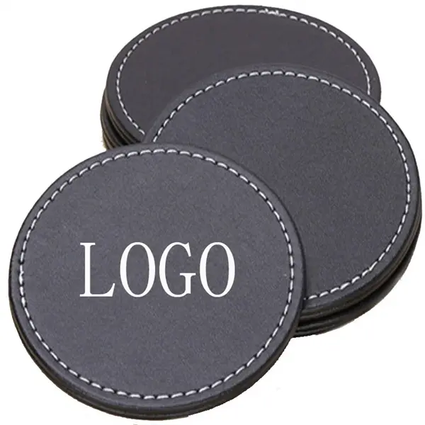 Round leather Coaster Suit