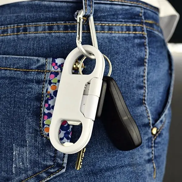 Multifunction USB Charging Data Sync Cable Bottle Opener Key