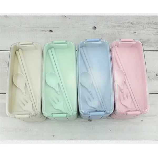 900ml Wheat Straw Lunch Box Bento Box