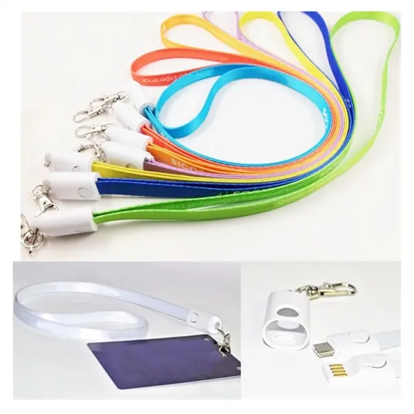 3 In 1 USB Charging Cable Lanyard