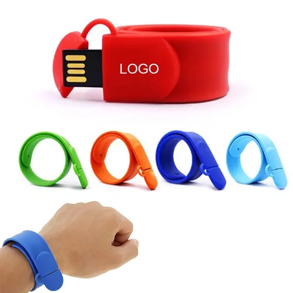 8GB Silicone Bracelet USB Flash Drive
