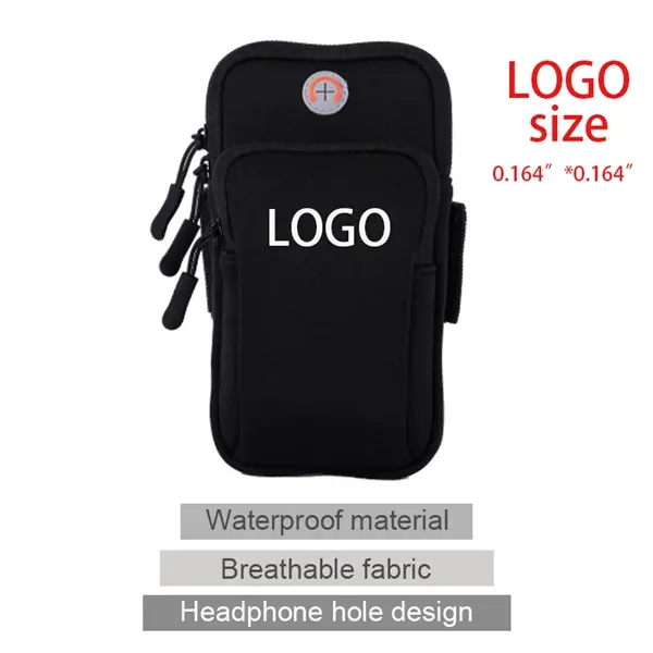 Universal 6'' Waterproof Sport Armband Bag Running Jogging G