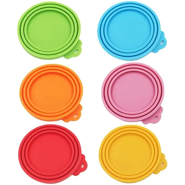 Silicone pets can lid