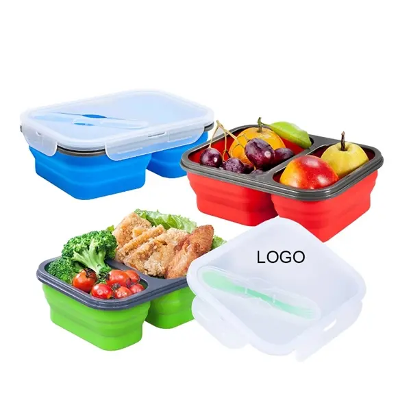 Collapsible Silicone Lunch Containers