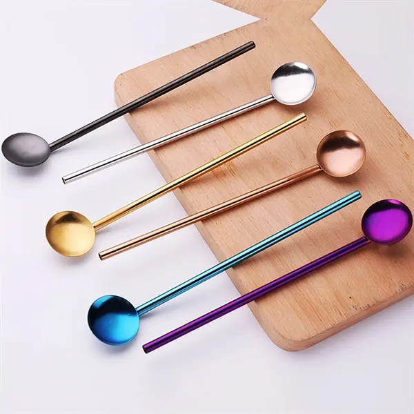 8 In Stainless Steel Colorful Stirrers