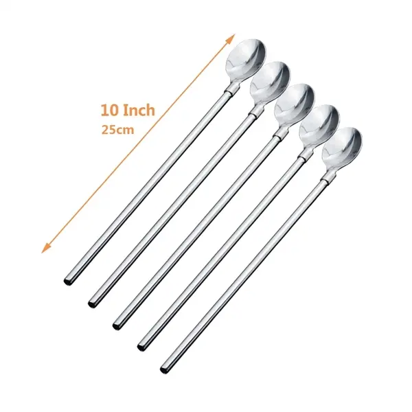 2 in 1 Metal Straw Spoon Stirrers