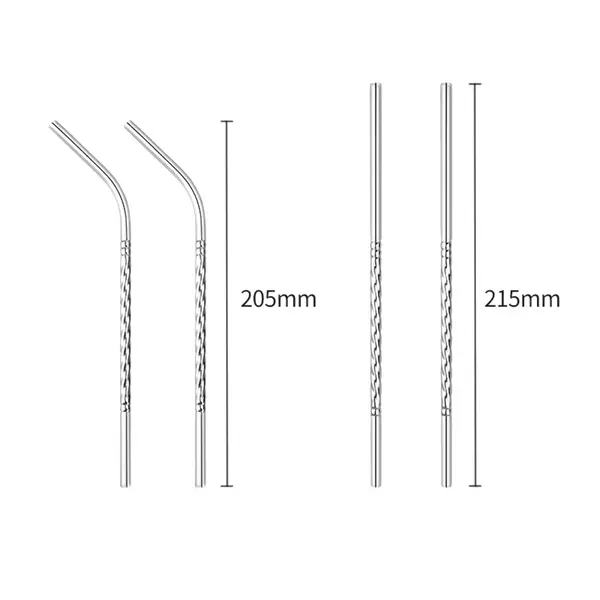 Stainless Steel Metal Helical Straws