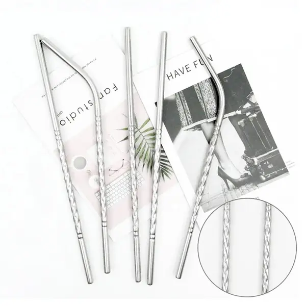 Stainless Steel Metal Helical Straws