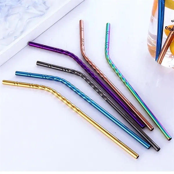 8 In Stainless Steel Drinking Straws