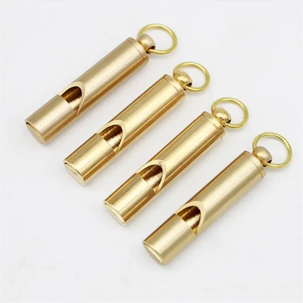 Brass Survival Whistle