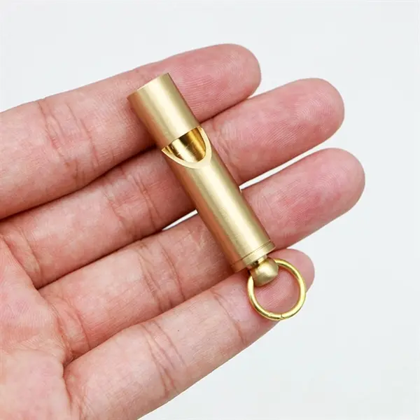 Brass Survival Whistle