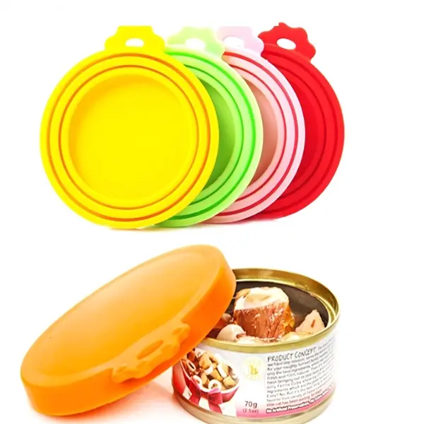 Custom Silicone Pet Can Food Lids