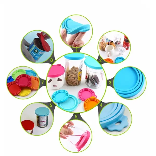 Custom Silicone Pet Can Food Lids