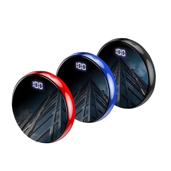 Multifunctional Round 10000 mah Mobile Power Bank