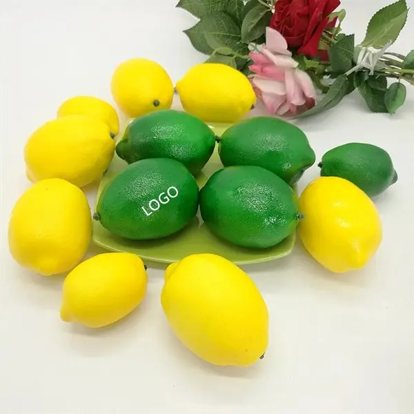 Real look foam artificial lemon