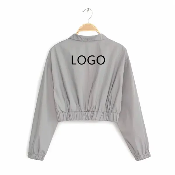 S-L polyester full reflective lady jacket