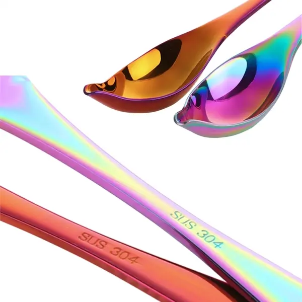 304 Stainless Steel Colored Tipped Oil Spoon