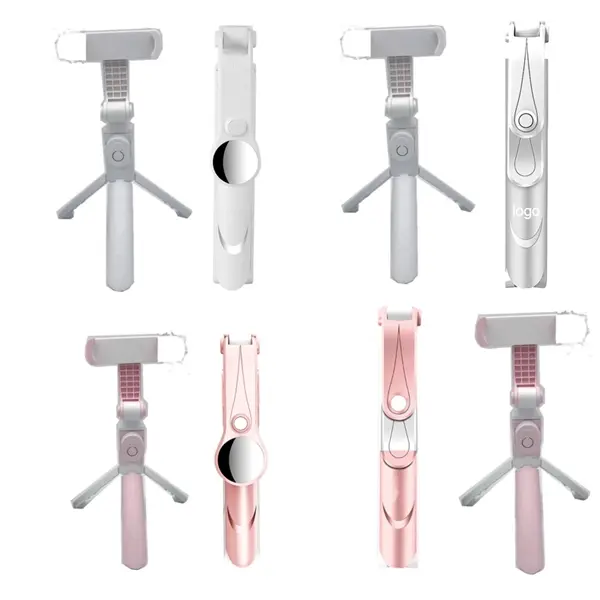 2-in-1 Wireless Tripod Selfie Stick With Fill Light