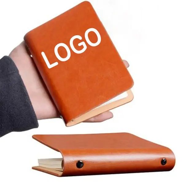 A7 Portable Leather Loose-leaf Notebook