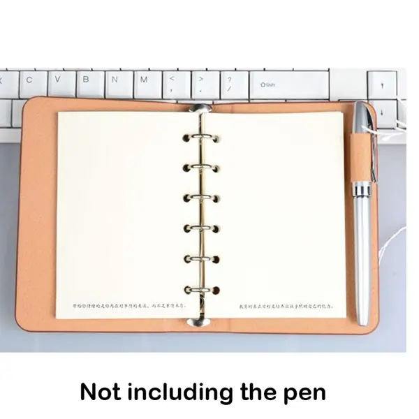 A7 Portable Leather Loose-leaf Notebook