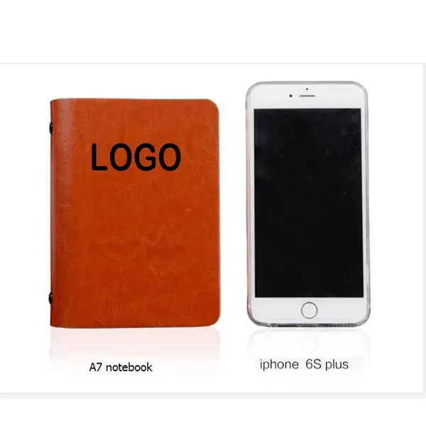 A7 Portable Leather Loose-leaf Notebook