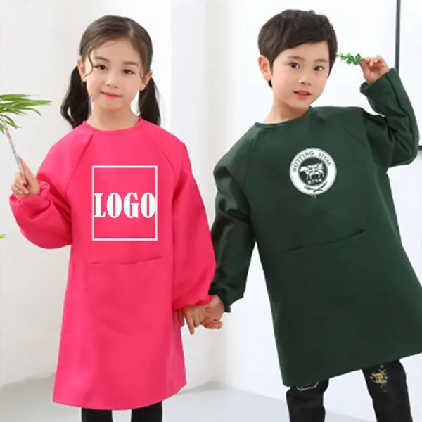 Kids Smocks Long Sleeve Apron