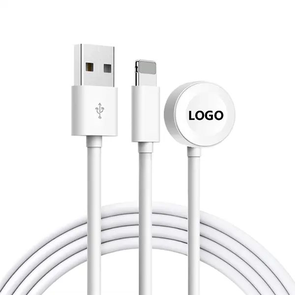 Watch Charger Magnetic Cable 2 in 1 Wireless Charging Cable