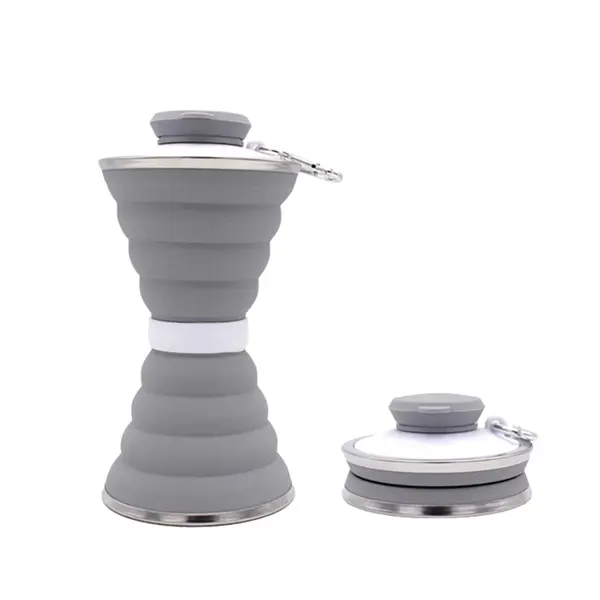 17OZ Silicone collapsible water bottle