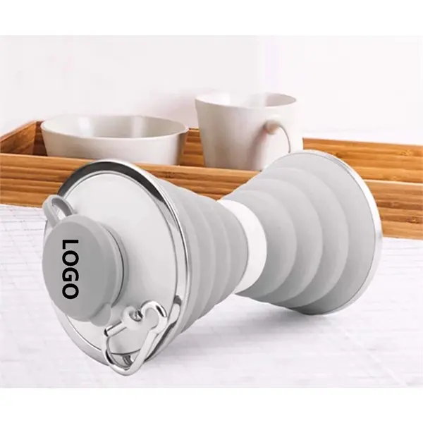 17OZ Silicone collapsible water bottle
