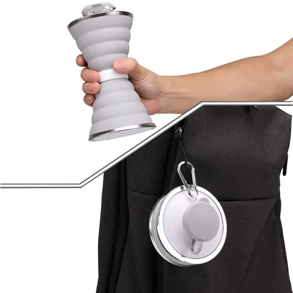 17OZ Silicone collapsible water bottle