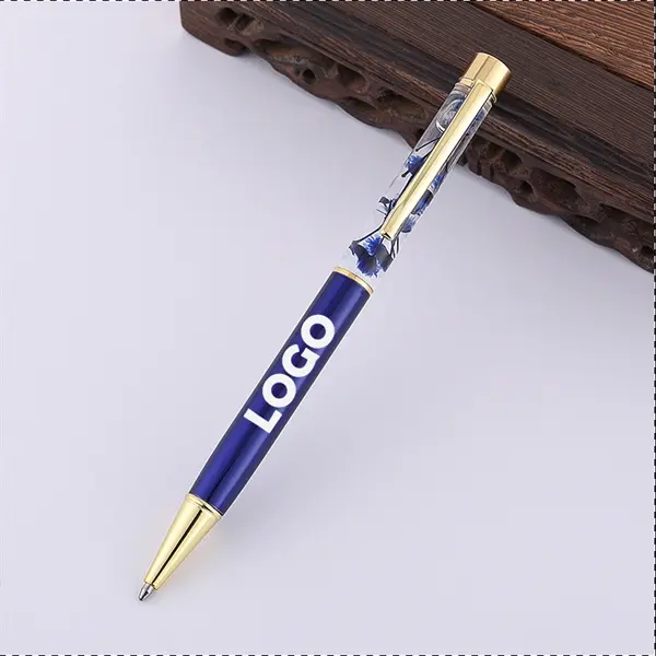 Luxury Flower Metal Ballpoint Pens