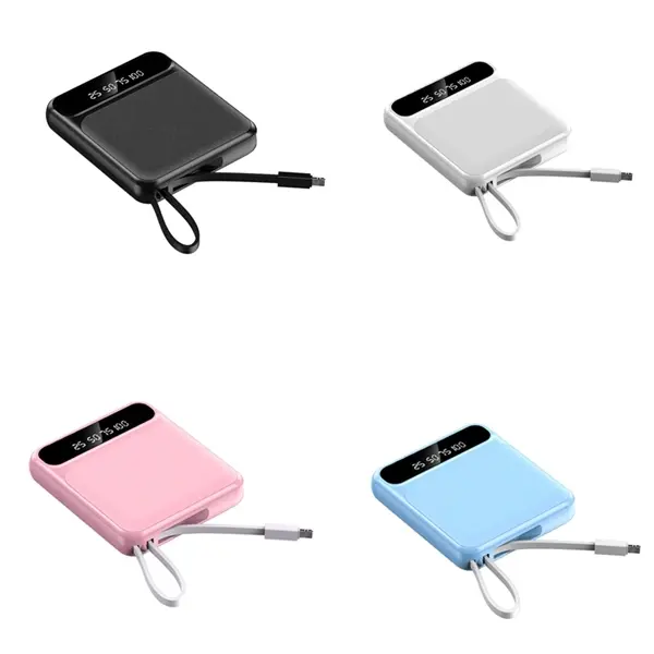 4800mah Mobile Power Bnak With Charging Cable