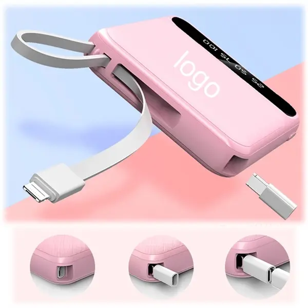 4800mah Mobile Power Bnak With Charging Cable