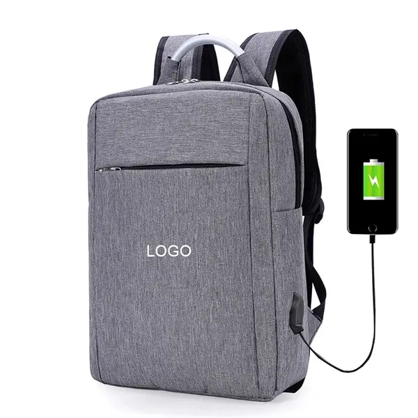 15 In Laptop Backpack Case Briefcase USB