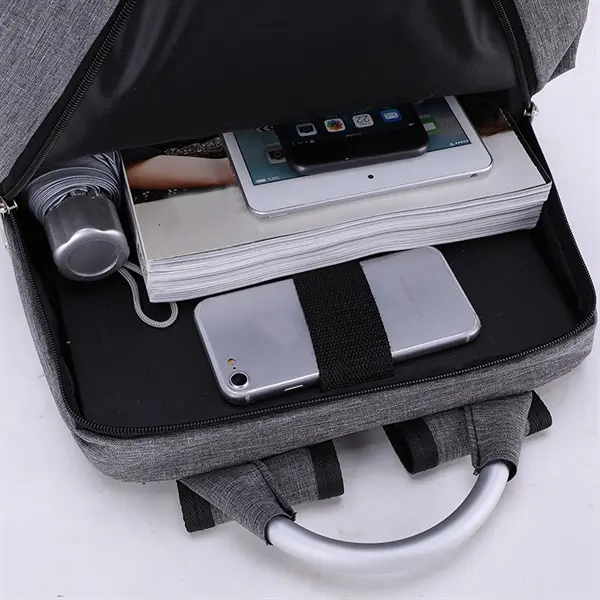 15 In Laptop Backpack Case Briefcase USB