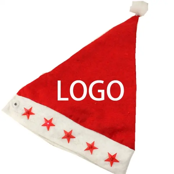 Christmas hat flashing lights