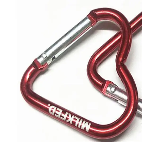 Personalized Multipurpose Heart-shaped Carabiner
