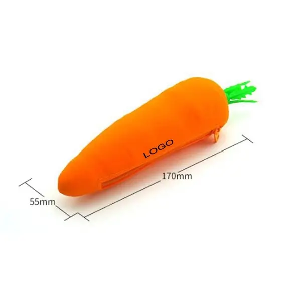 Carrot Shape Pen Case or Charge Pocket