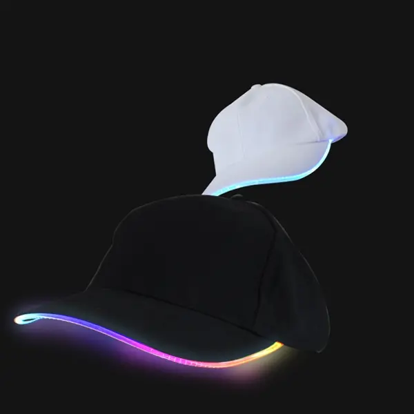 23" LED light cotton baseball cap