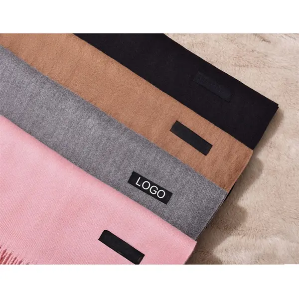 69" polyester long and wide warm scarf