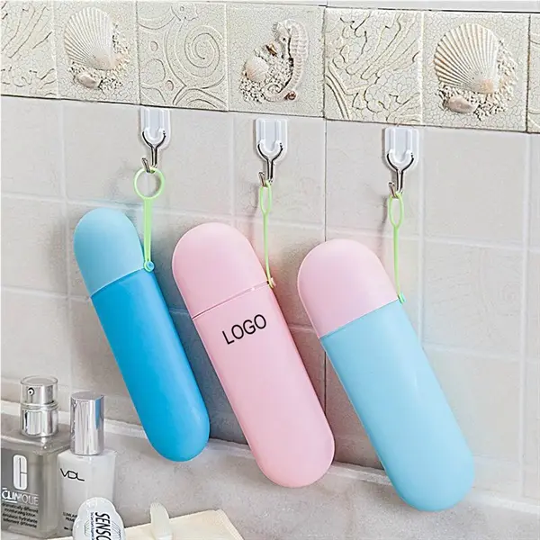 7.9" PP travel toiletries toothbrush bag