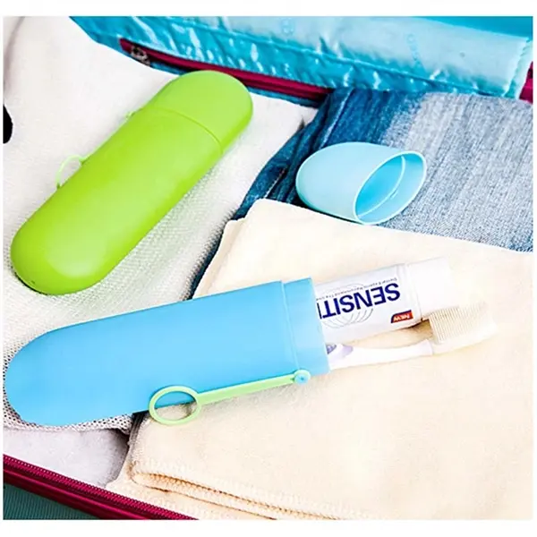 7.9" PP travel toiletries toothbrush bag