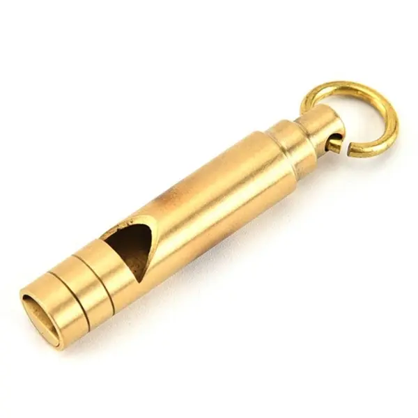 EDC Brass Life-saving Whistle