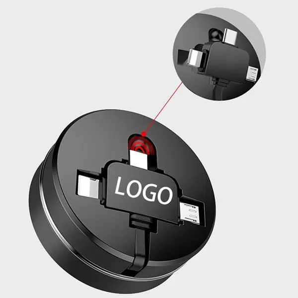 Retractable 3 in 1 Cable Data line