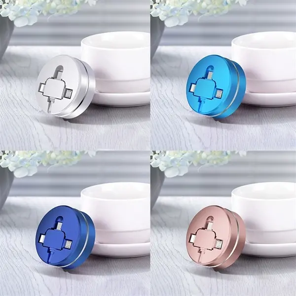 Retractable 3 in 1 Cable Data line