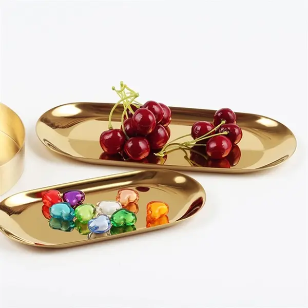 9 inch Oval Stainless Steel Tray